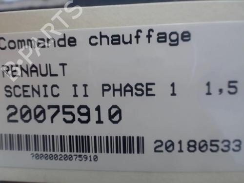 Used Climate control Climate control RENAULT SCÉNIC II (JM0/1_) 1.5 dCi (JM02, JM13) (101 hp) 25635732 25635732