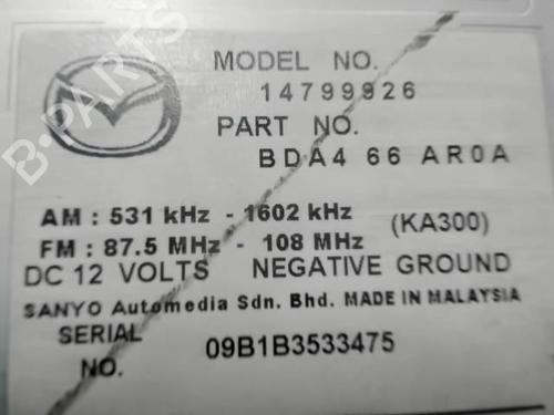 Radio MAZDA 3 (BL) 1.6 MZ-CD (BL14) | BP25647764E6  - Image 6