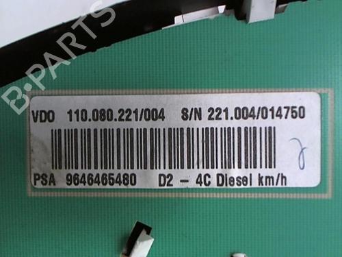 Instrument cluster PEUGEOT 407 (6D_) 1.6 HDi 110 (6D9HZC, 6D9HYC) | BP25637720C47 