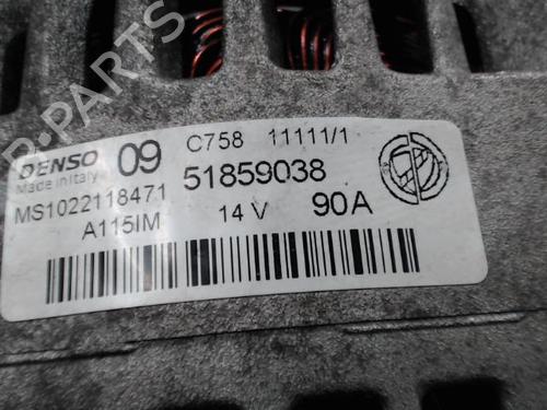 Used Alternator Alternator FIAT PANDA (169_) 1.2 LPG (169CXF1A) (69 hp) 25639374 25639374