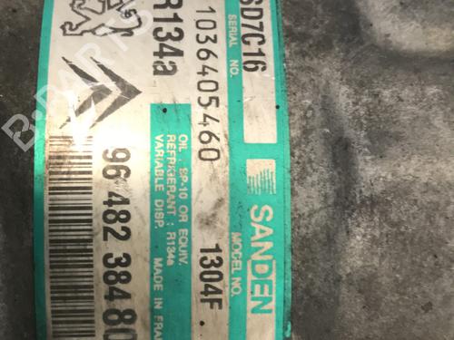 AC compressor PEUGEOT 407 (6D_) 1.6 HDi 110 (6D9HZC, 6D9HYC) | BP29916741M34
