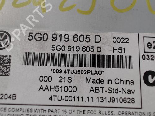 Radio VW GOLF VII (5G1, BQ1, BE1, BE2) 1.6 TDI | BP27397158E6 