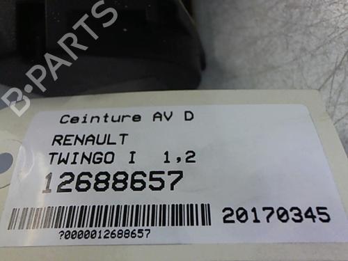Used Front right seatbelt Front right seatbelt RENAULT TWINGO I (C06_) 1.2 (C063, C064) (55 hp) 25643908 25643908