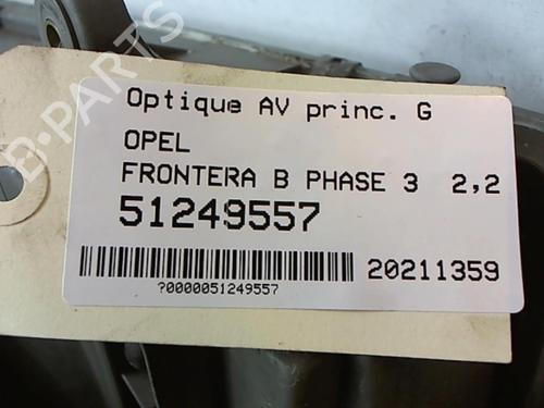 Used Left headlight Left headlight OPEL FRONTERA B (U99) 2.2 DTI (6B_ZC, 6B_VF, 6B_66, 6B_76) (116 hp) 25632724 25632724