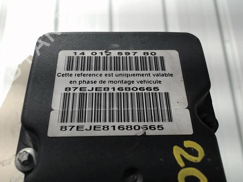 ABS pump FIAT SCUDO Van (270_, 272_) 2.0 D Multijet | BP29256796M43