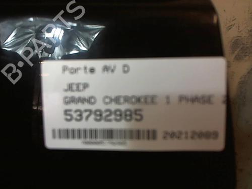 Right front door JEEP GRAND CHEROKEE II (WJ, WG) 2.7 CRD 4x4 | BP25645241C3 