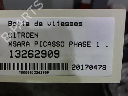 Used Gearbox CITROËN XSARA PICASSO (N68) 1.8 16V (115 hp) 25638287