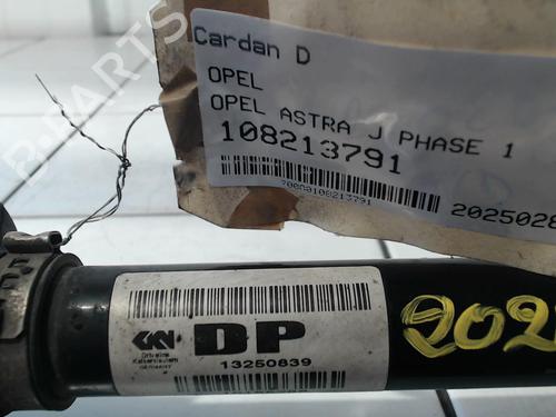 Used Right front driveshaft OPEL ASTRA J (P10) 1.7 CDTI (68) (125 hp) 29332287