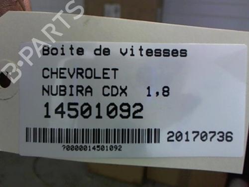 Used Gearbox CHEVROLET NUBIRA Estate 1.8 (122 hp) 25643713