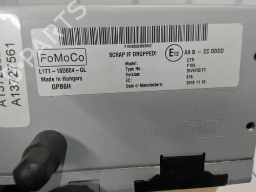 Radio FORD FIESTA VII (HJ, HF) 1.5 TDCi Active | BP25631255E6 