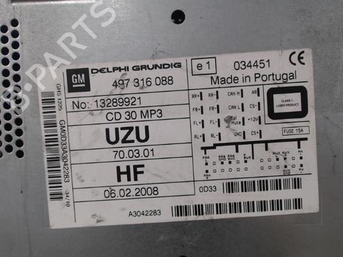 Radio OPEL CORSA D (S07) 1.2 LPG (L08, L68) | BP27873400E6 - Image 3