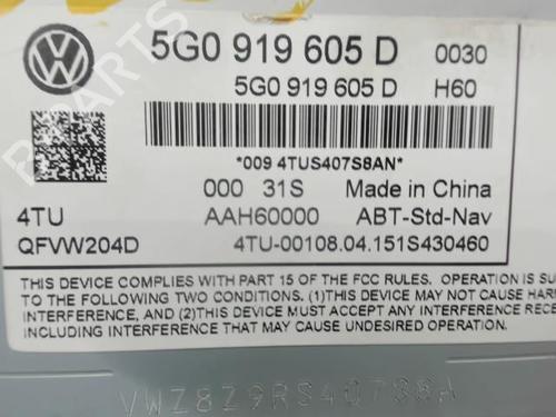 Used Display monitor VW GOLF VII (5G1, BQ1, BE1, BE2) 2.0 GTI (220 hp) 25634495