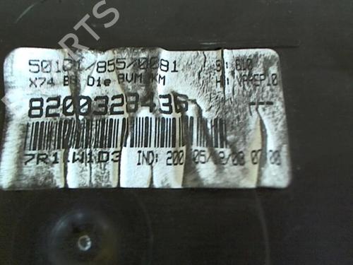 Instrument cluster RENAULT LAGUNA II (BG0/1_) 1.9 dCi (BG08, BG0G) | BP25641311C47 