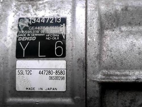 Used AC compressor AC compressor OPEL CORSA E (X15) 1.4 Turbo (08, 68) (101 hp) 39971490 39971490
