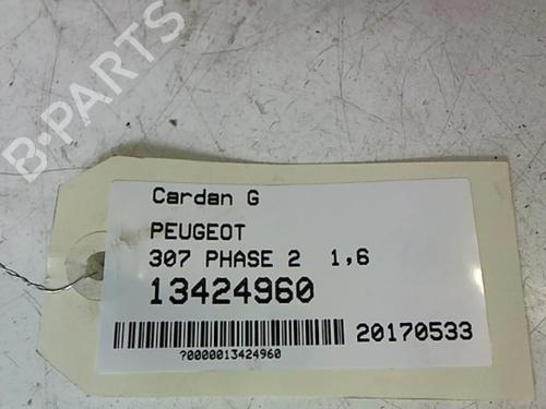 Left front driveshaft PEUGEOT 307 (3A/C) 1.6 HDi | BP25649464M38 