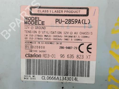 Radio PEUGEOT 206+ (2L_, 2M_) 1.4 HDi eco 70 | BP25647884E6 