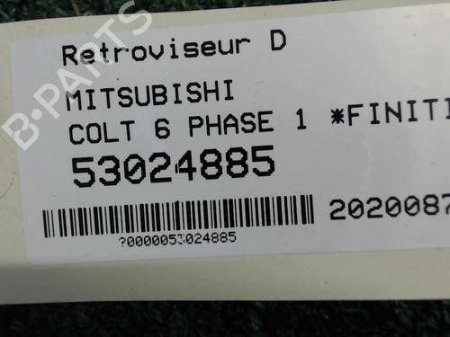Used Right mirror MITSUBISHI COLT VI (Z3_A, Z2_A) 1.5 DI-D (Z39A) (95 hp) 25630307