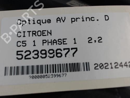 Right headlight CITROËN C5 I (DC_) 2.2 HDi (DC4HXB, DC4HXE) | BP25650704C29 - Image 7