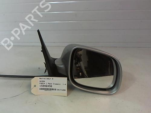Used Right mirror SKODA FABIA I (6Y2) 1.4 (60 hp) 25649163