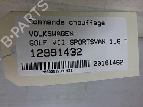 Climate control VW GOLF VII (5G1, BQ1, BE1, BE2) 1.6 TDI | BP25649477I5 