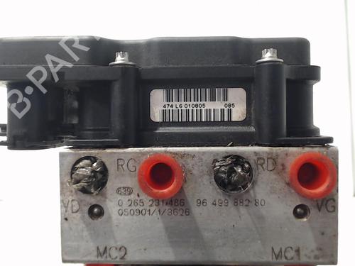 Used ABS pump ABS pump PEUGEOT 307 (3A/C) 1.6 HDi (90 hp) 29271507 29271507