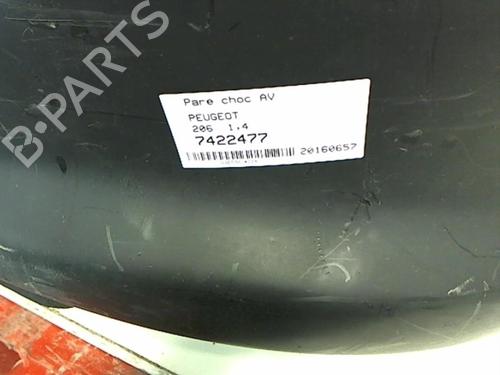 Front bumper PEUGEOT 206 Hatchback (2A/C) 1.4 HDi eco 70 | BP25633549C7 