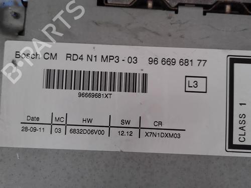 Radio CITROËN BERLINGO Box Body/MPV (B9) 1.6 HDi / BlueHDi 75 | BP25636531E6 