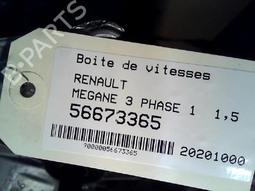 Gearbox RENAULT MEGANE III Hatchback (BZ0/1_, B3_) 1.5 dCi (BZ09, BZ0D, BZ1W, BZ29, BZ14) | BP25629349M3 - Image 3