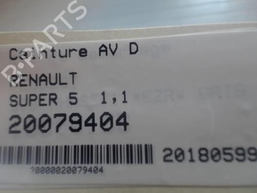 Used Front right seatbelt Front right seatbelt RENAULT SUPER 5 (B/C40_) 1.1 (48 hp) 25635728 25635728