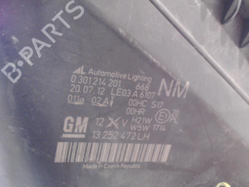 Used Left headlight Left headlight OPEL ZAFIRA / ZAFIRA FAMILY B (A05) 1.7 CDTI (M75) (110 hp) 25638726 25638726