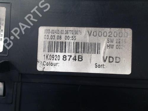 Instrument cluster VW GOLF V (1K1) 1.9 TDI | BP25639331C47 - Image 4