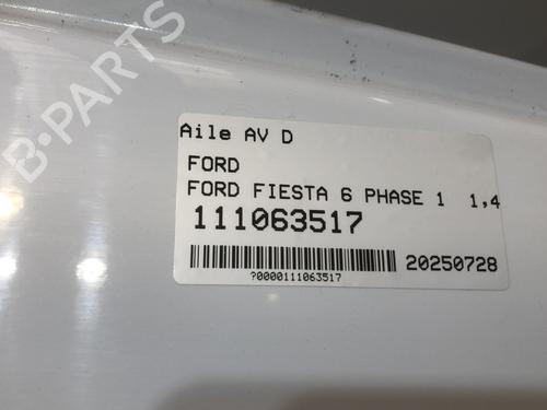 Right front fenders FORD FIESTA VI (CB1, CCN) 1.4 TDCi | BP28389019C42 