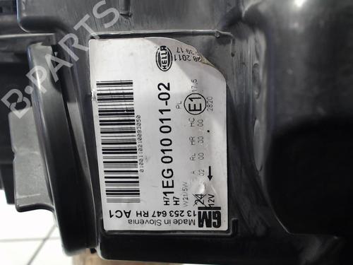 Right headlight OPEL ASTRA J (P10) 1.7 CDTI (68) | BP29371047C29 