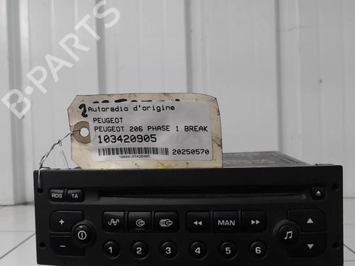 Used Radio PEUGEOT 206 SW (2E/K) 2.0 HDi (90 hp) 28005261