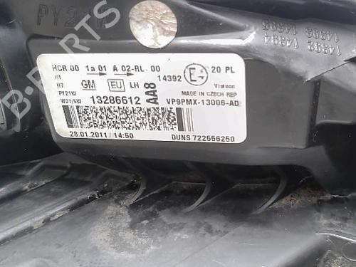 Left headlight OPEL MERIVA B MPV (S10) | BP36655460C28 - Image 4