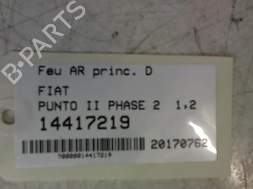 Used Right taillight FIAT PUNTO (188_) 1.2 60 (188.030, .050, .130, .150, .230, .250) (60 hp) 25628835
