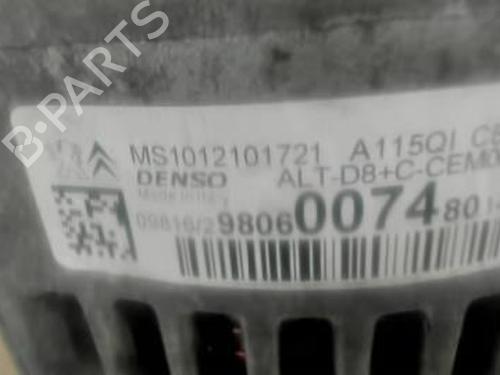 Used Alternator Alternator CITROËN C-ELYSEE (DD_) 1.2 VTi 82 (82 hp) 25629844 25629844