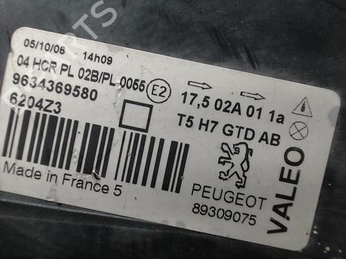 Left headlight PEUGEOT 307 (3A/C) 1.6 16V | BP28314744C28 