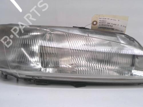 Højre forlygte PEUGEOT 306 Hatchback (7A, 7C, N3, N5) 2.0 HDI 90 (90 hp) 29867225