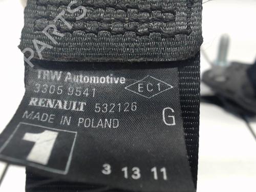Used Rear left seatbelt Rear left seatbelt RENAULT TWINGO II (CN0_) 1.2 16V (CN04, CN0B) (75 hp) 40444023 40444023
