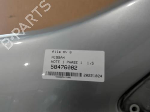 Left front fenders NISSAN NOTE (E11, NE11) 1.5 dCi | BP25650402C41 