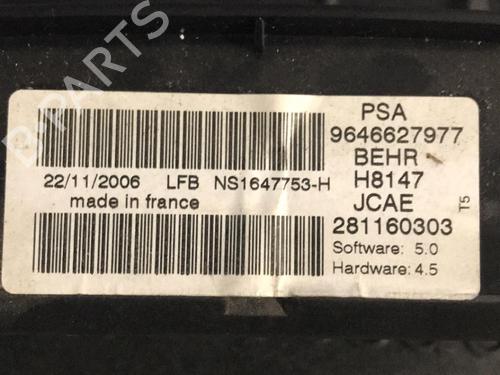 Climate control PEUGEOT 307 (3A/C) 1.6 HDi | BP25647614I5 