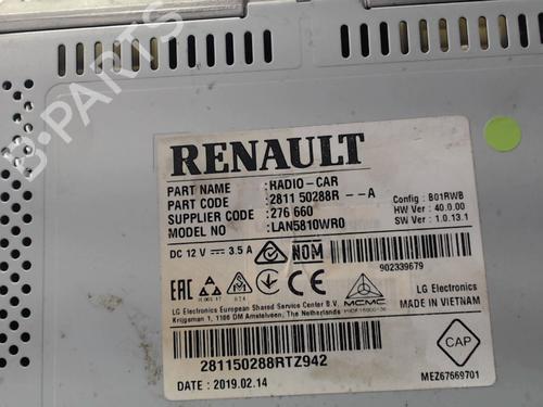 Radio RENAULT CLIO IV (BH_) 0.9 TCe 75 (BHNP) | BP32062448E6