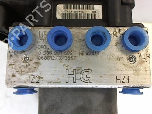 ABS Bremseaggregat OPEL MERIVA A MPV (X03) 1.6 (E75) | BP25649698M43 
