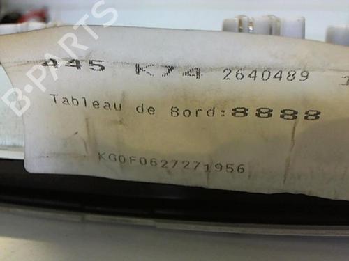 Instrument cluster RENAULT LAGUNA II Grandtour (KG0/1_) 2.2 dCi (KG0F) | BP25637084C47 
