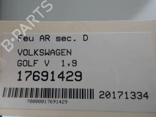 Højre baglygte bagklap VW GOLF V (1K1) 1.9 TDI | BP25643409C80 