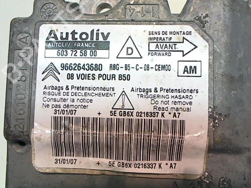 ECU airbags CITROËN C4 Coupe (LA_) 1.6 HDi | BP25648776M53 