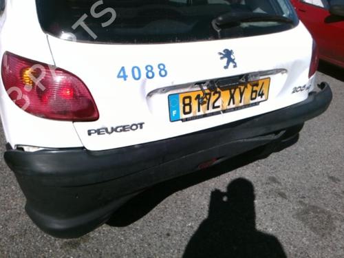 Front bumper PEUGEOT 206 Hatchback (2A/C) 1.4 HDi eco 70 | BP25633549C7 