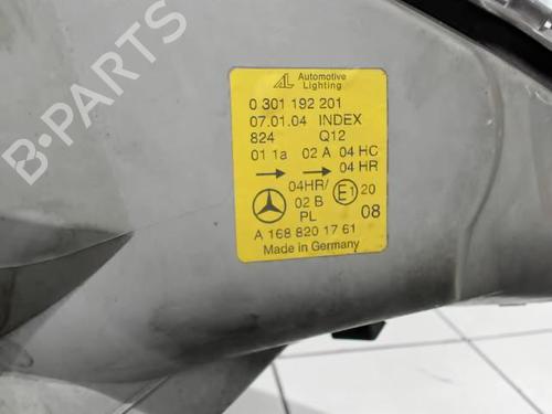 Left headlight MERCEDES-BENZ A-CLASS (W168) A 160 (168.033, 168.133) | BP25631130C28 