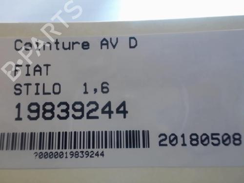 Used Front right seatbelt Front right seatbelt FIAT STILO (192_) 1.6 16V (192_XB1A) (103 hp) 25643249 25643249